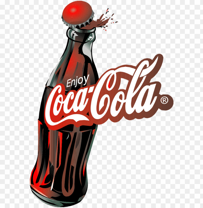 coca cola bottle logo PNG transparent with Clear Background ID 94502