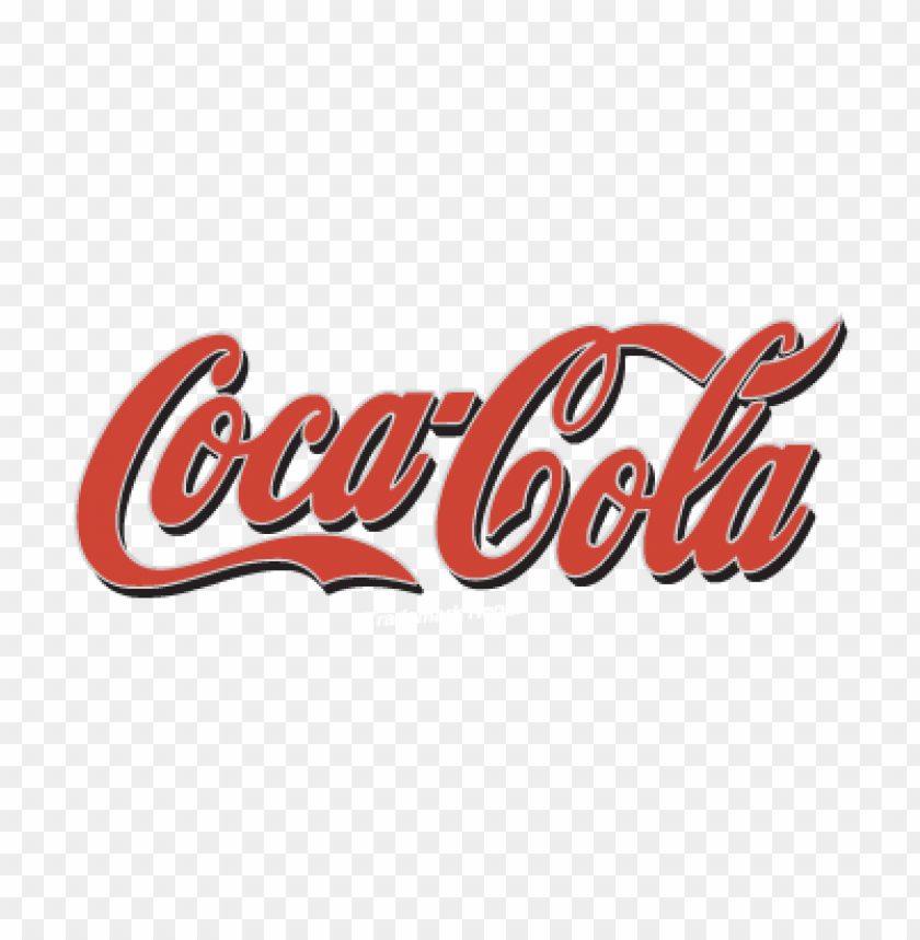  coca cola brand logo vector free - 466570