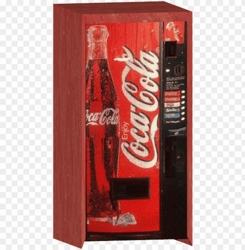 coca cola - coca cola vending machine PNG image with transparent background@toppng.com