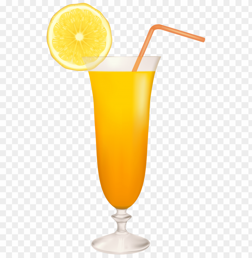 cocktail, glass, lemon
