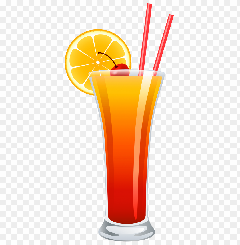 cocktail tequila sunrise clipart png photo - 33233