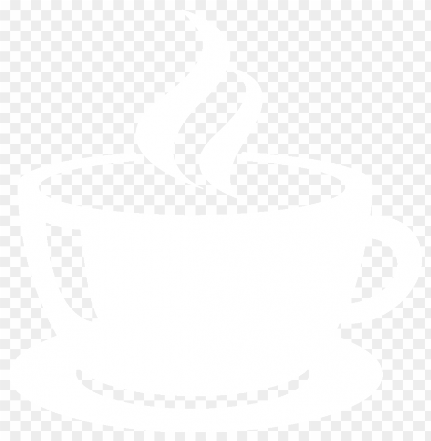 free PNG coffee cup tea white silhouette icon PNG image with transparent background PNG images transparent