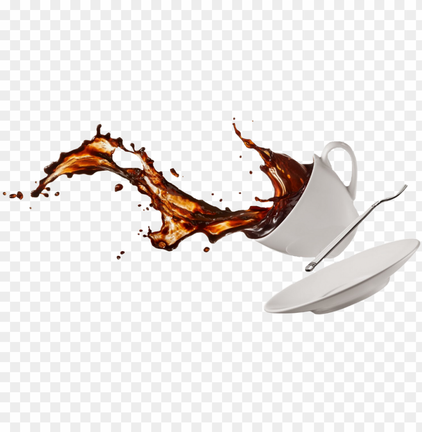 coffee spill PNG transparent with Clear Background ID 438975