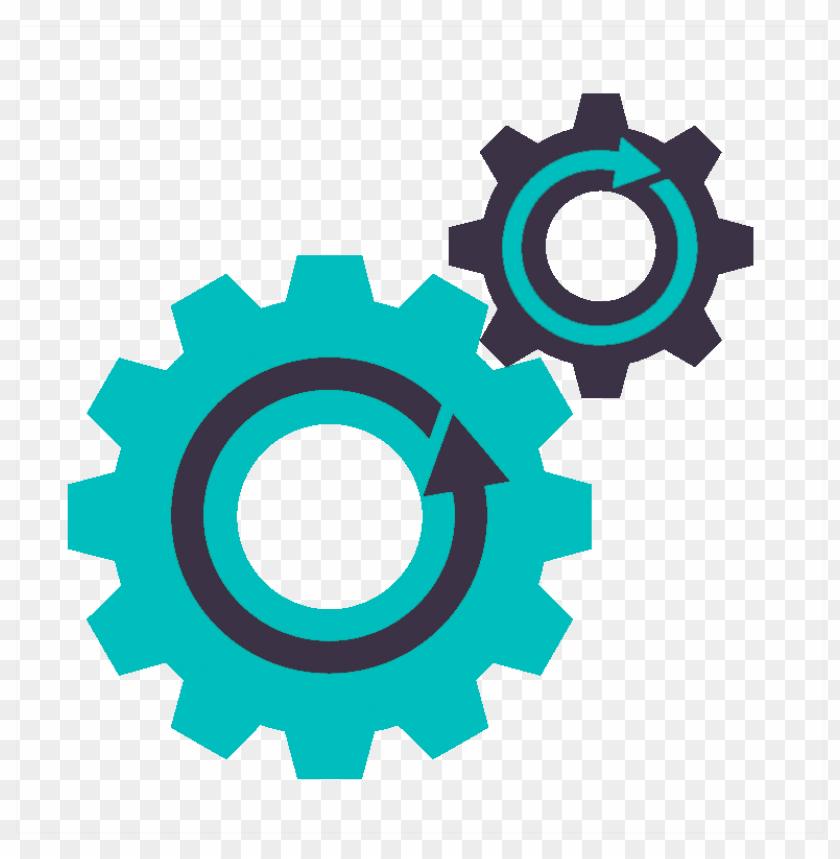 cogs gear icon vector PNG transparent with Clear Background ID 212058