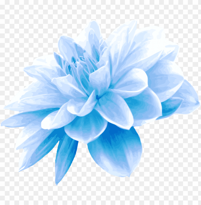 collection of free flower transpa blue on ubisafe - light blue flower PNG  image with transparent background | TOPpng