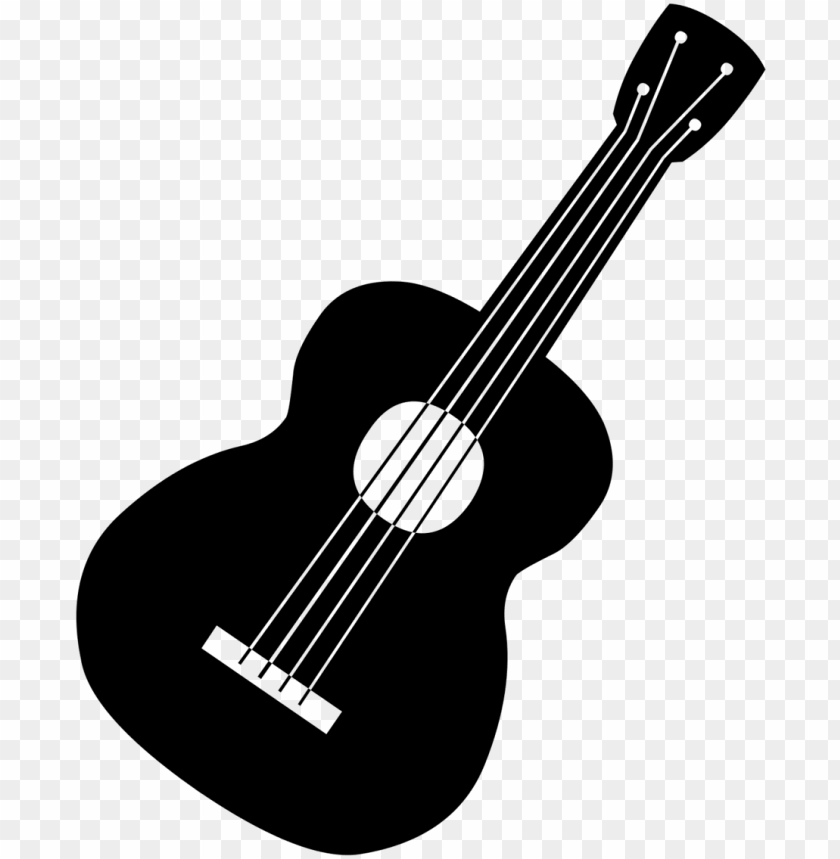 Collection Of Guitar Guitarra Blanco Y Negro Png Image With