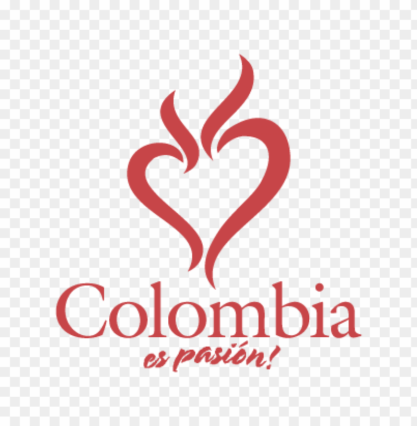  colombia es pasion logo vector free - 466418