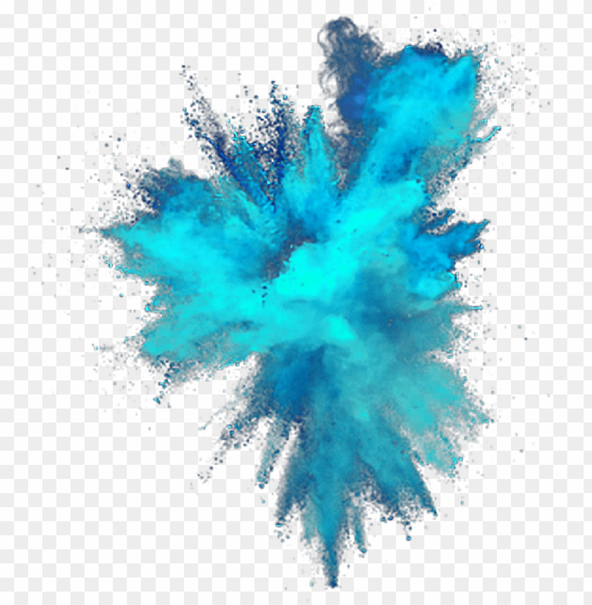Download color colorful explosion blue splash freetoedit - transparent background  picsart png - Free PNG Images | TOPpng