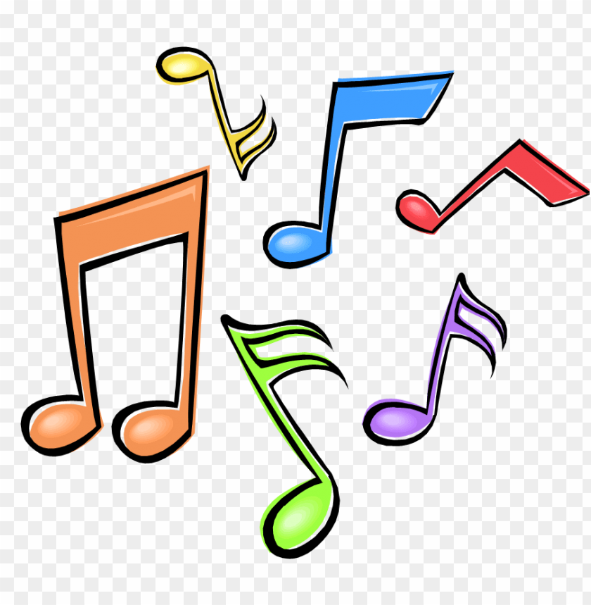 Download color music notes png png - Free PNG Images | TOPpng