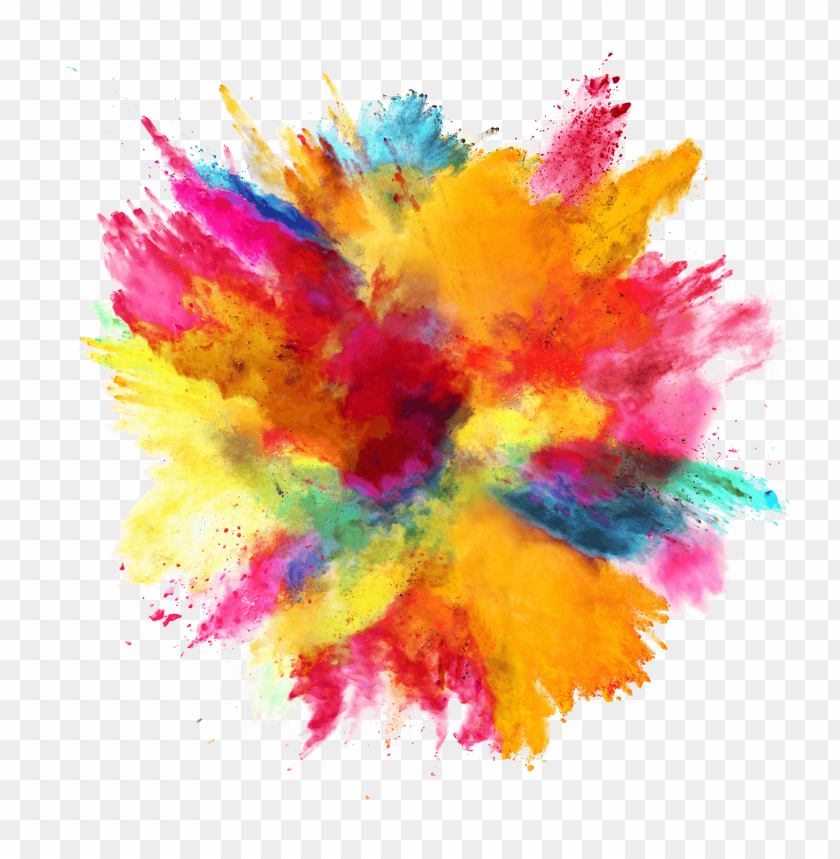 color powder explosion png PNG transparent with Clear Background ID 106106