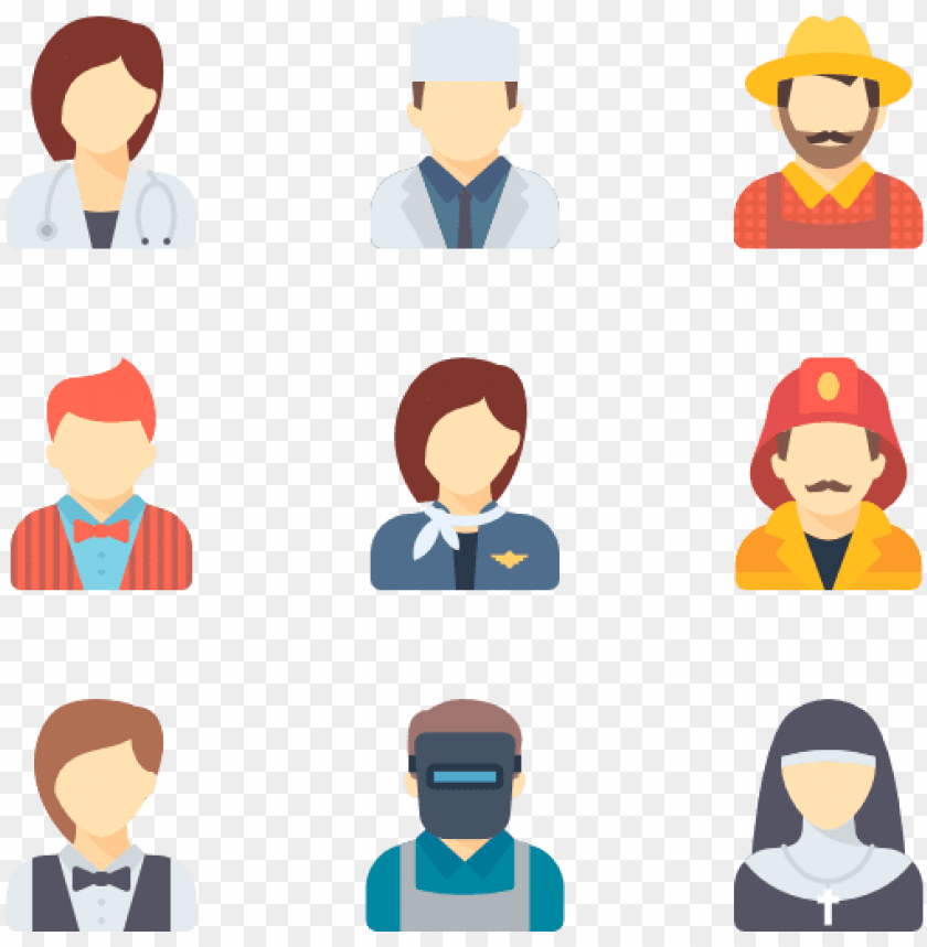 Color Professions Avatars People Icon Colour Png Image With