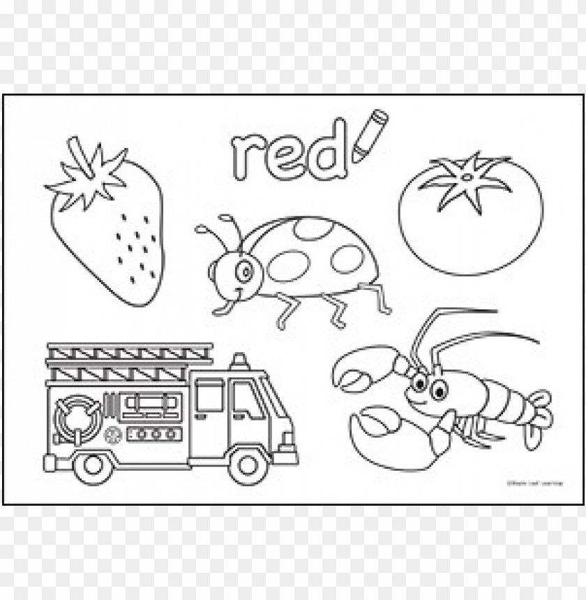 Coloring Pages For Color Red Printable Coloring Booklets Parents