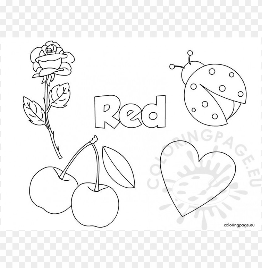 color red coloring sheet, sheet,coloring,red,colorred,redcolor,color