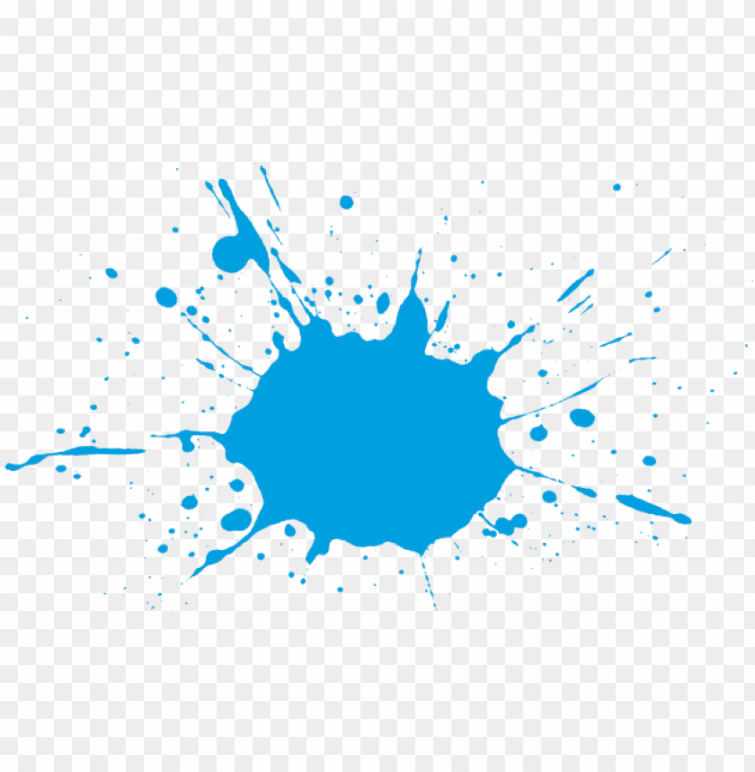 color splash blue PNG image with transparent background | TOPpng