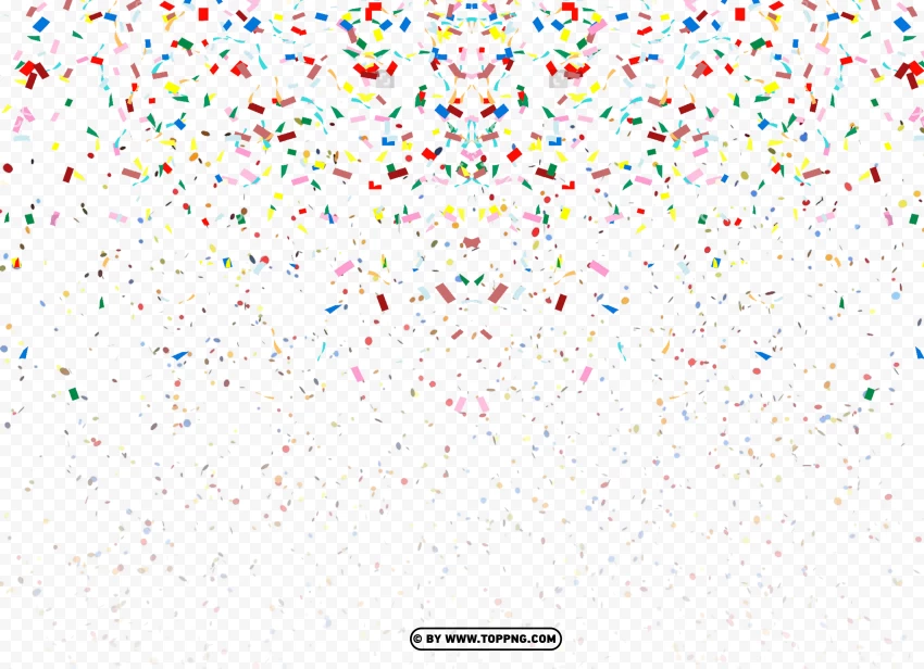 Colorful Confettis PNG Clipart Images