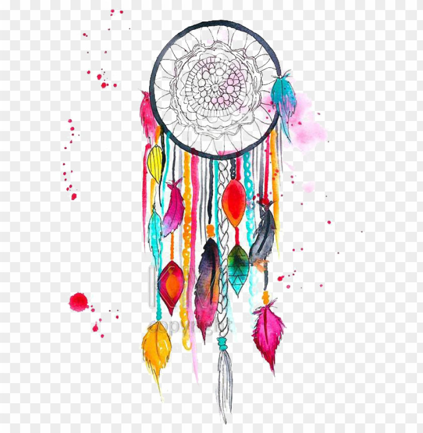 Colorful Dream Catcher Painting PNG Transparent With Clear Background ...