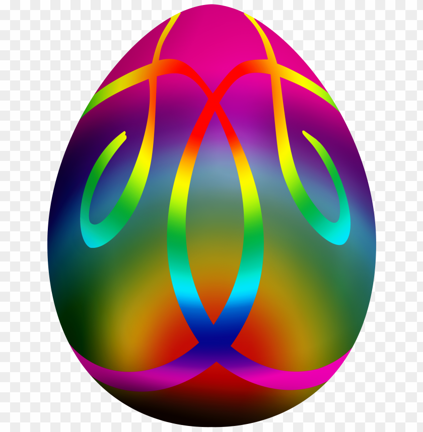 colorful easter egg clipart png photo - 31097