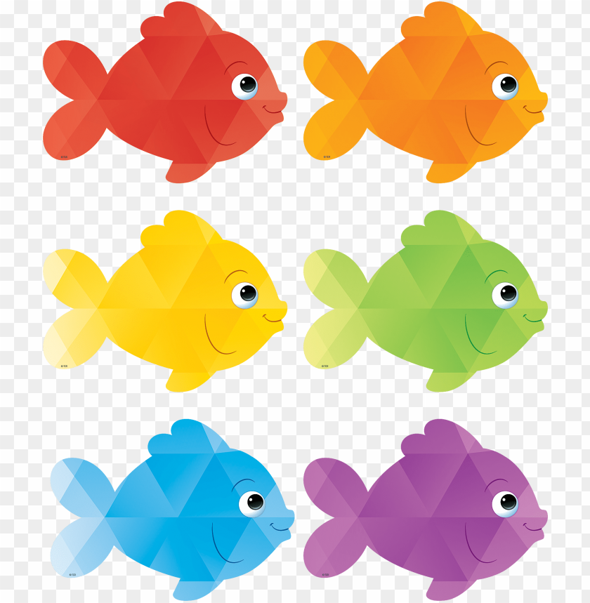 free PNG colorful fish accents - colorful fish clipart PNG image with transparent background PNG images transparent