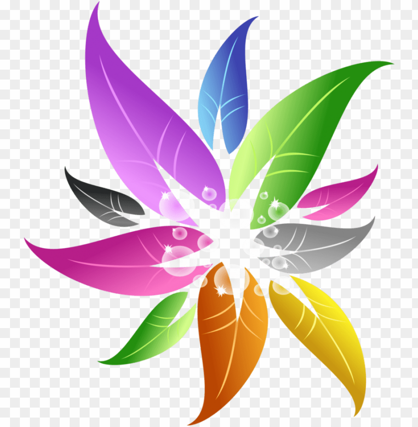 Colorful Floral Design Png PNG Transparent With Clear Background ID 107497