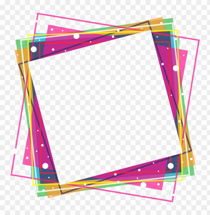 Colorful Frames And Borders Png PNG Image With Transparent Background