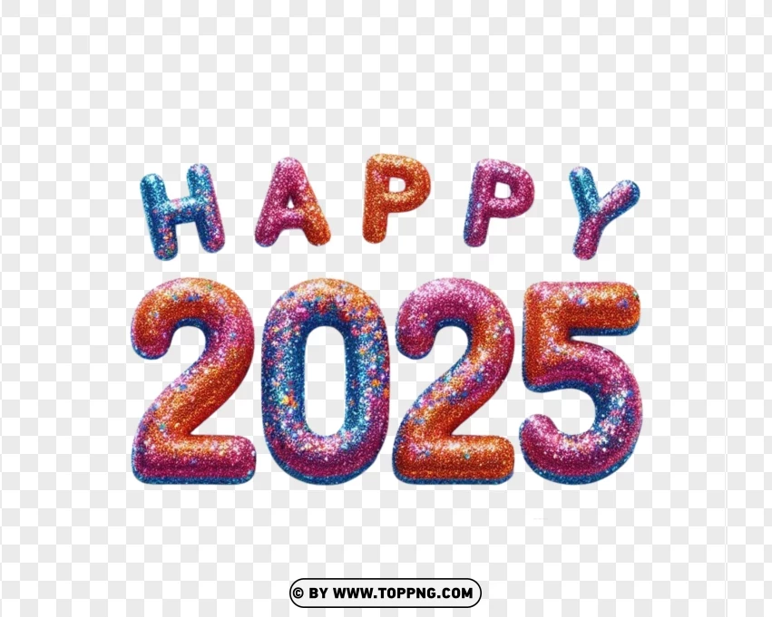 2025, new year, glitter,3d,  Number,  Background,  Celebration