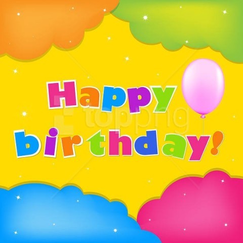 colorful happy birthday background best stock photos - Image ID 58234