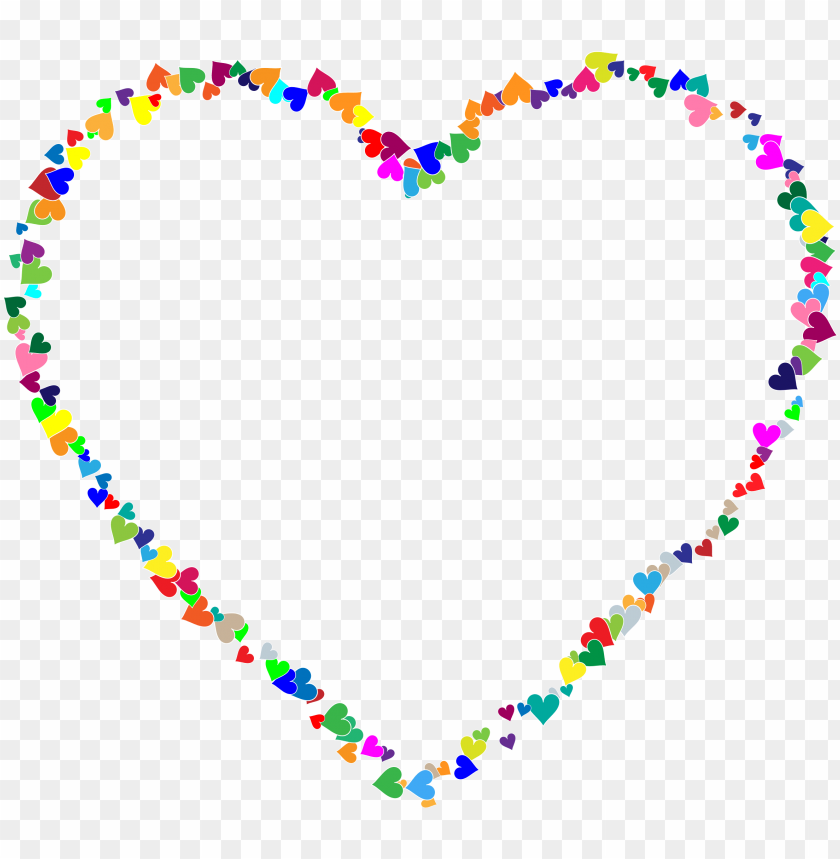 color, hearts, spectrum, heart outline, gift, hear, trout