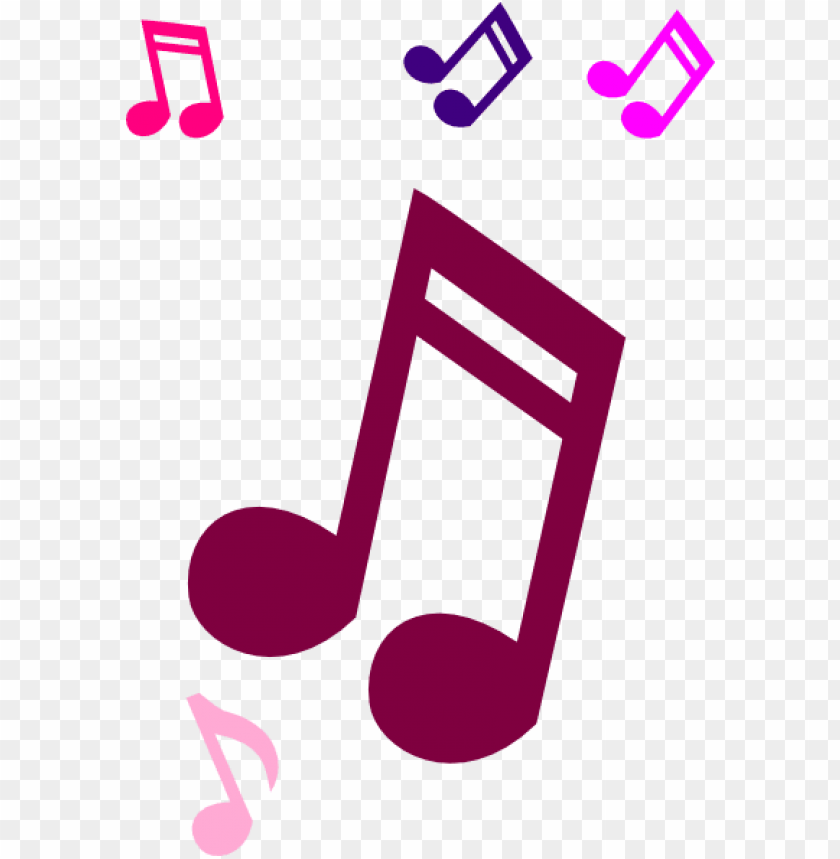 colorful music notes png PNG image with transparent background | TOPpng