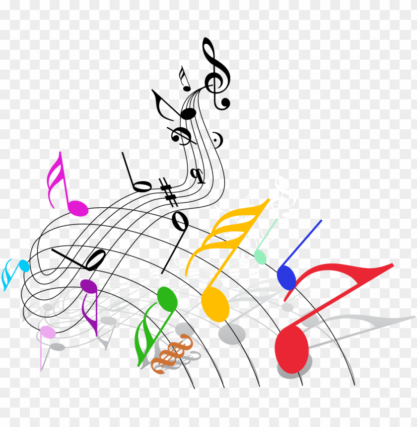 colorful music png PNG transparent with Clear Background ID 105634