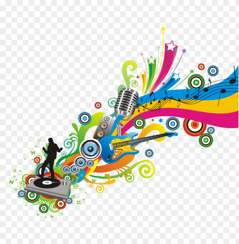 colorful music png PNG transparent with Clear Background ID 105640