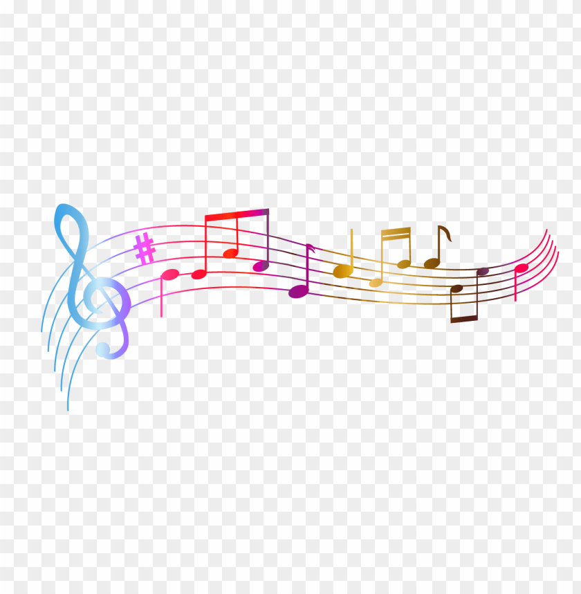Colorful Musical Notes Png PNG Image With Transparent Background@toppng.com