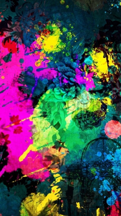 colorful paint splash background best stock photos - Image ID 107126