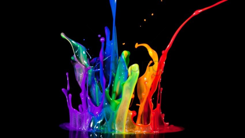 colorful paint splash wallpaper background best stock photos - Image ID 107071
