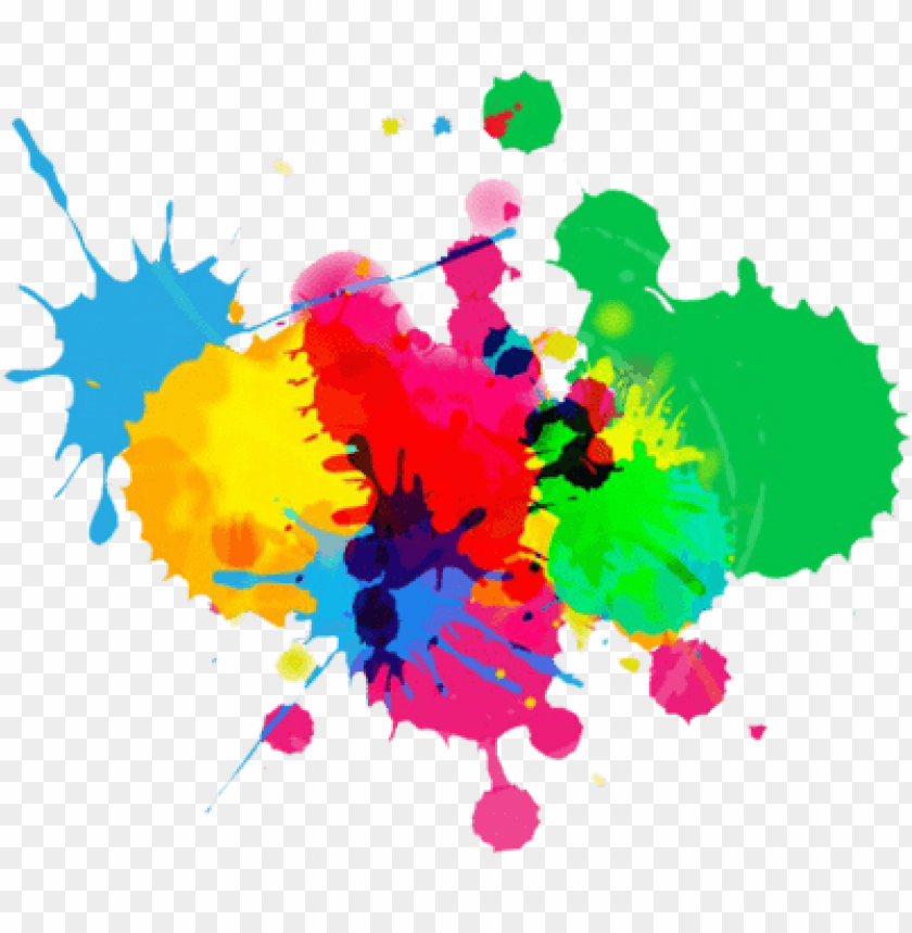 Colorful Paint Splatter Png Png Image With Transparent Background Toppng