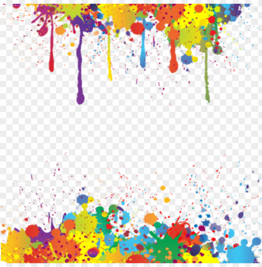 colorful paint splatter png PNG image with transparent background | TOPpng