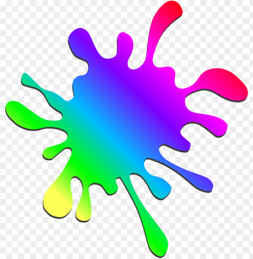 colorful paint splatters png PNG transparent with Clear Background ID 107577