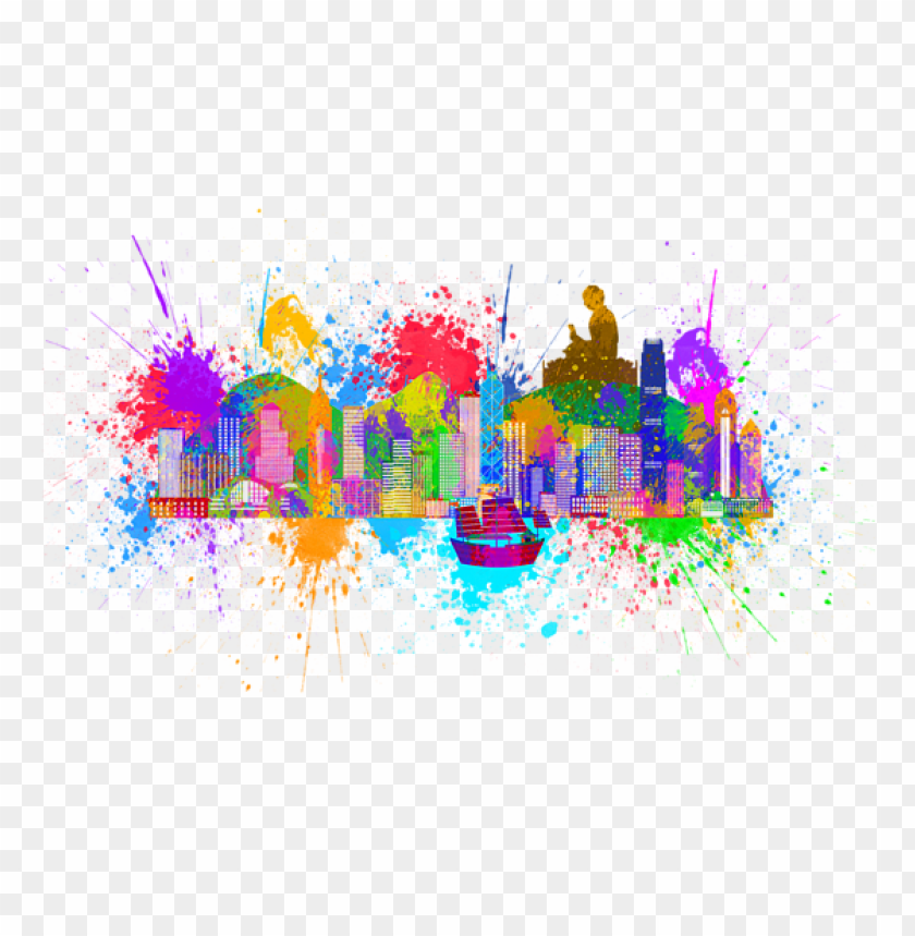 Colorful Paint Splatters Png PNG Transparent With Clear Background ID ...