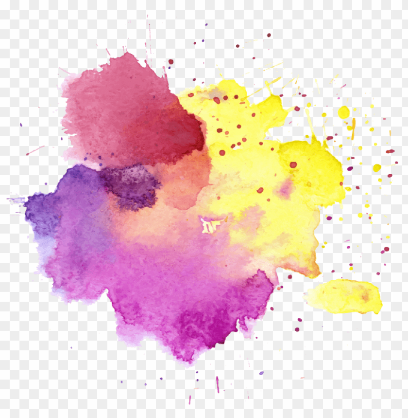 colorful paint splatters png PNG image with transparent background | TOPpng