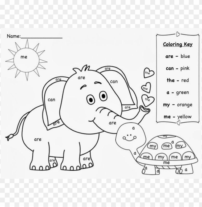 coloring pages color words png image with transparent background toppng