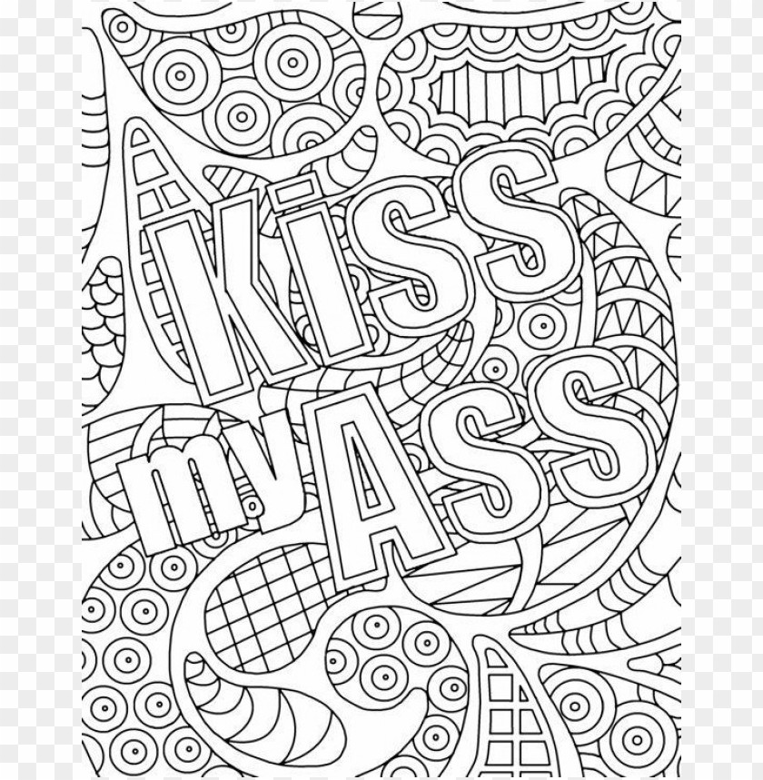 Coloring Pages Color Words Png Image With Transparent