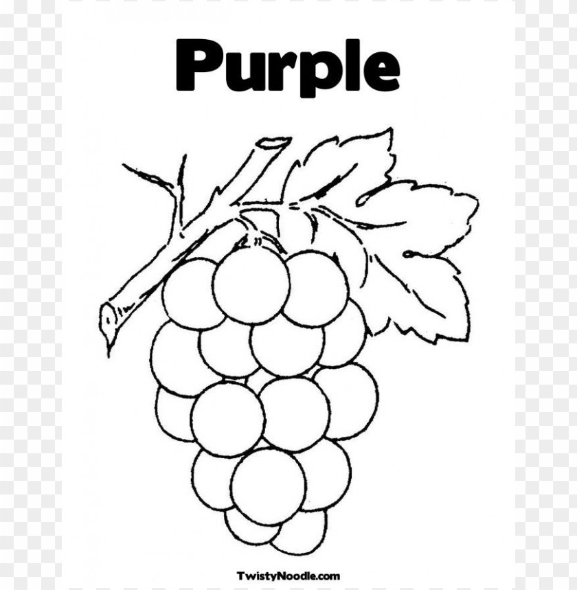 things that are purple coloring pages