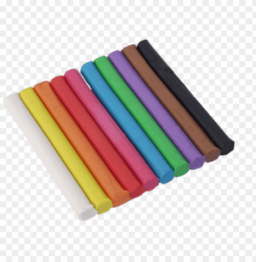coloured plasticine sticks PNG image with transparent background@toppng.com