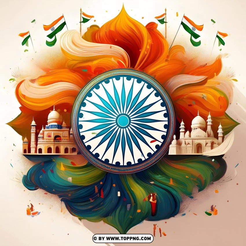 Portrait, Indian, Leader, Indian Flag, National Hindi Day,