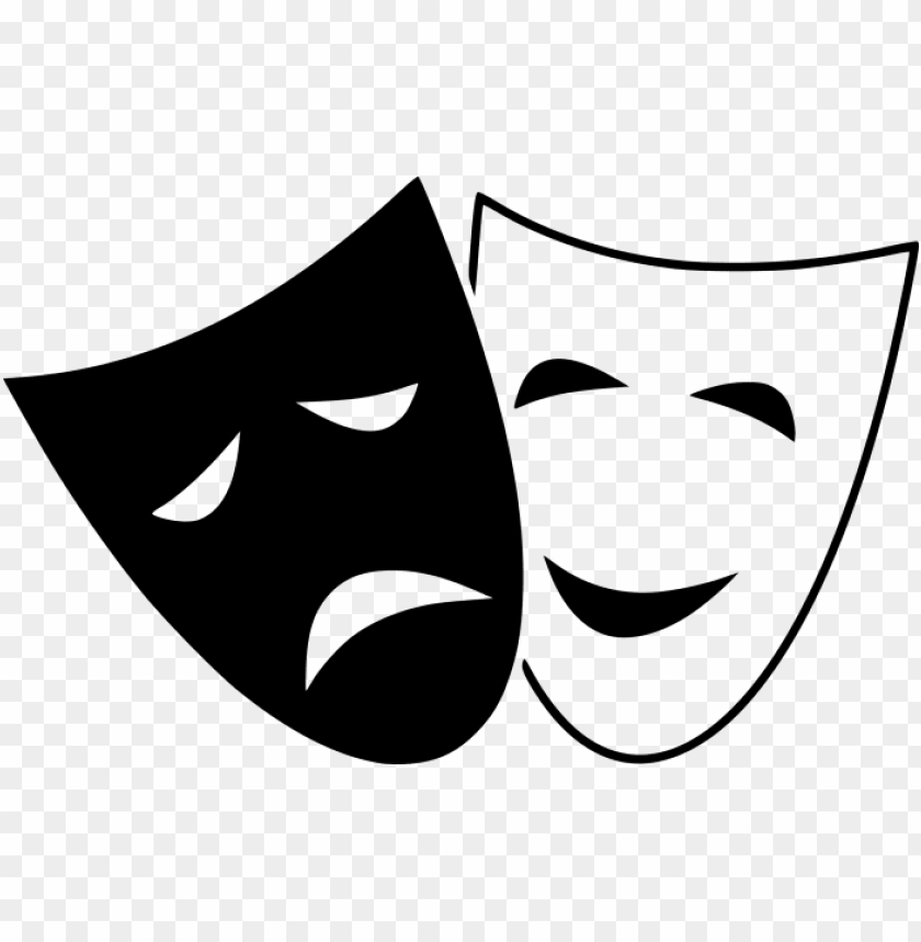 Comedy Mask Png - Comedy And Tragedy Masks PNG Transparent With Clear Background ID 236975