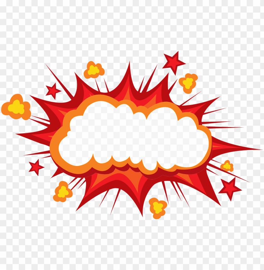 comic book explosion PNG image with transparent background | TOPpng