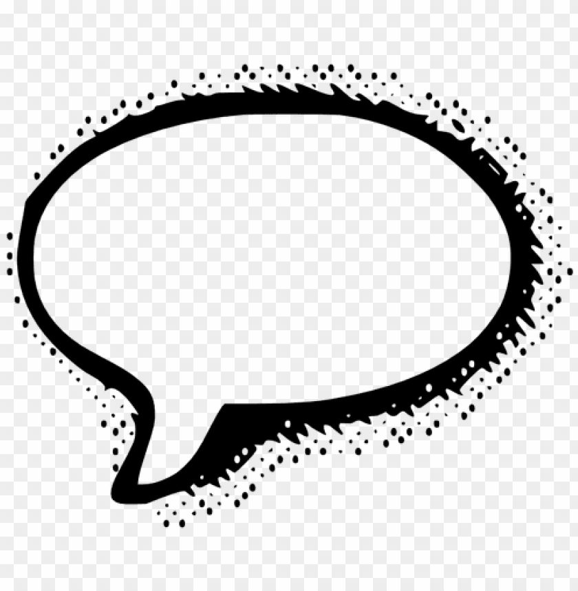 Comic Book Speech Bubble PNG Transparent Background