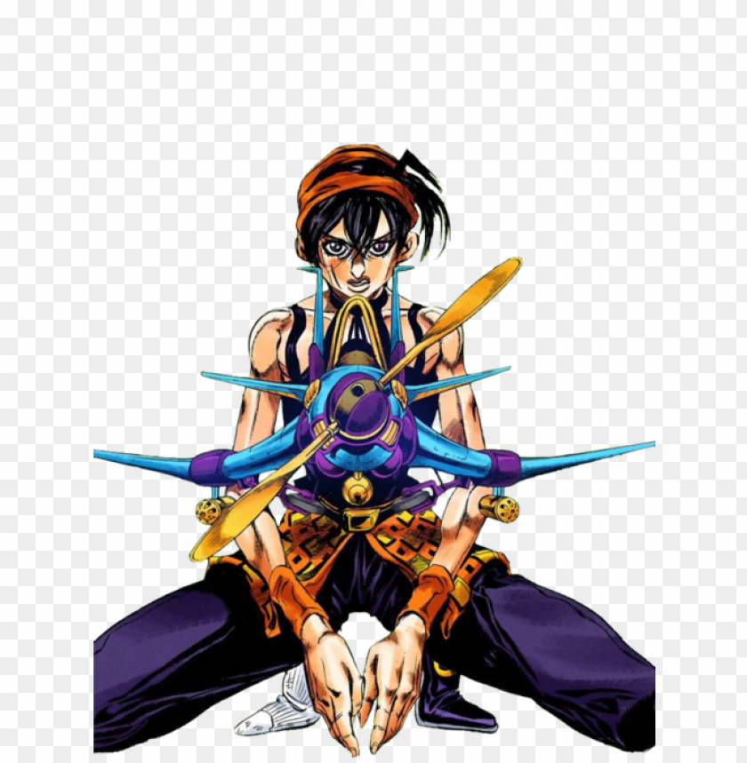 Comments Jojo Bizarre Adventure Vento Aureo Narancia Png Image - free roblox hair jojo