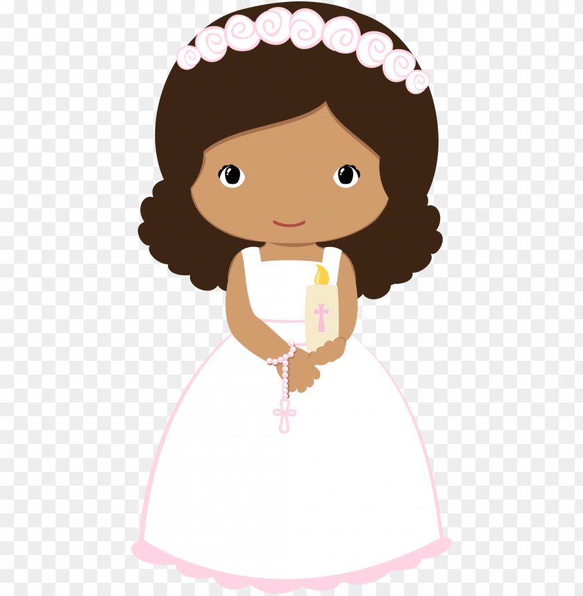 Communion Girl  Wave Hair PNG Image With Transparent Background