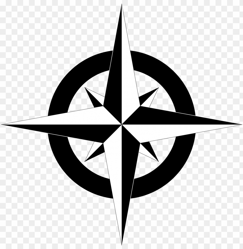 Simple Compass Clip Art