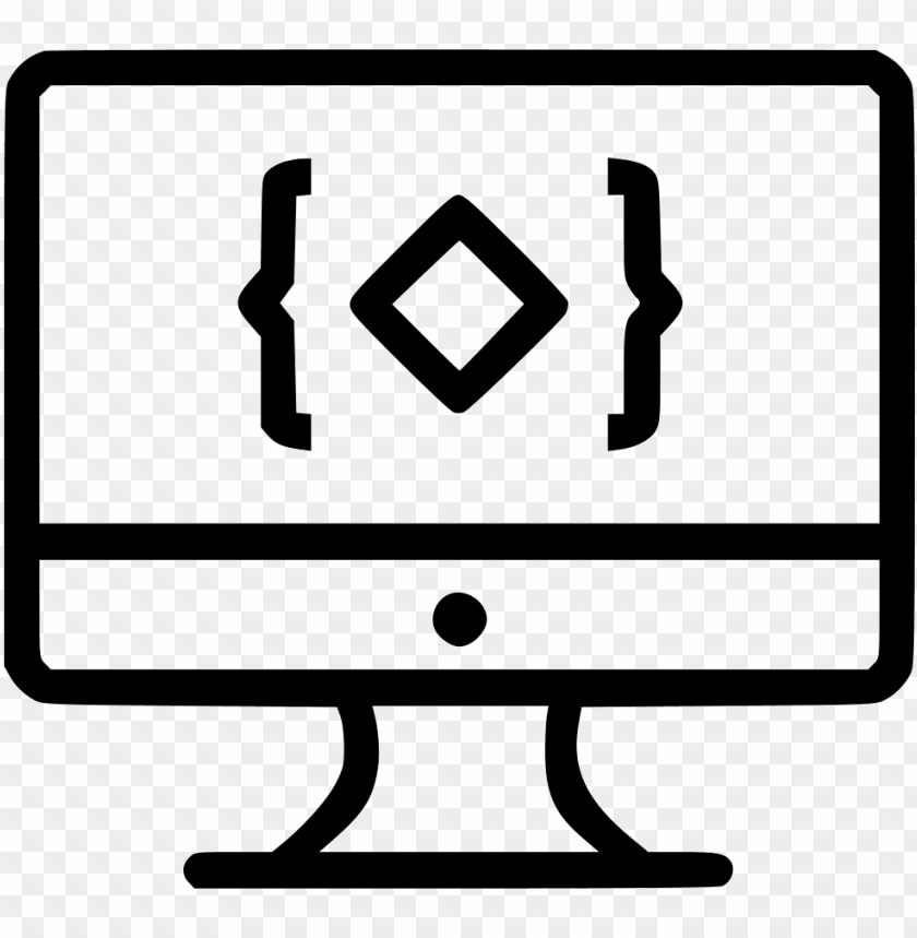 computer code icon PNG image with transparent background@toppng.com